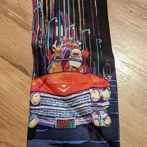 Christmas Holiday Novelty FUNNY Neckties Ties Santa in Car